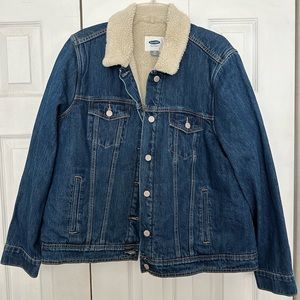 Old Navy Sherpa Denim Jacket